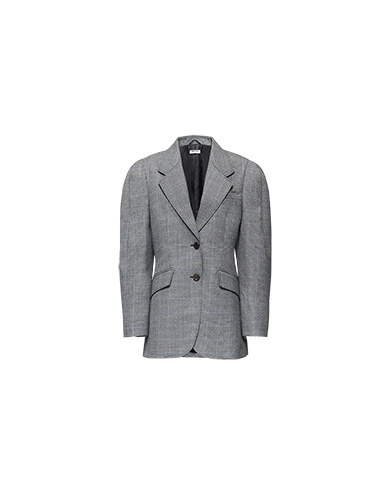 houndstooth check jacket